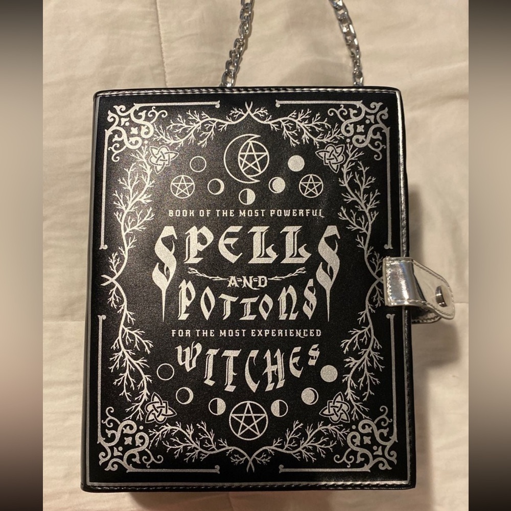 Witchy spell book purse